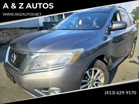 2015 Nissan Pathfinder for sale at A & Z AUTOS in Westfield MA