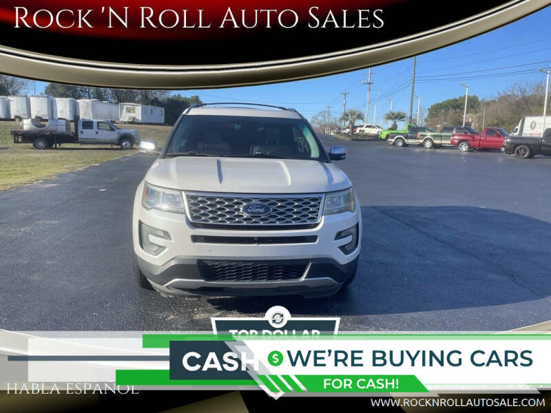 Used 2016 Ford Explorer Platinum with VIN 1FM5K8HT3GGC11090 for sale in West Columbia, SC
