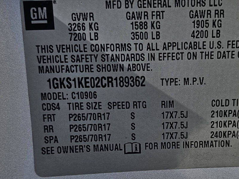 2012 GMC Yukon XL SLT