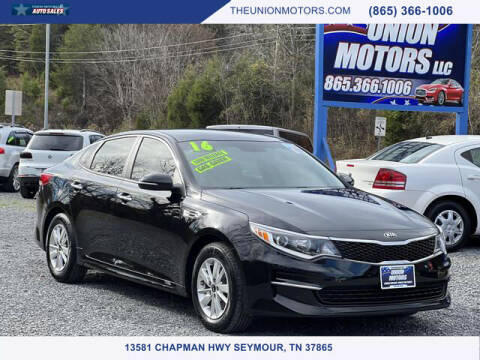 2016 Kia Optima for sale at Union Motors in Seymour TN