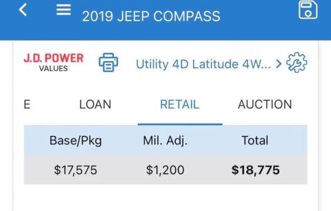 2019 Jeep Compass Latitude