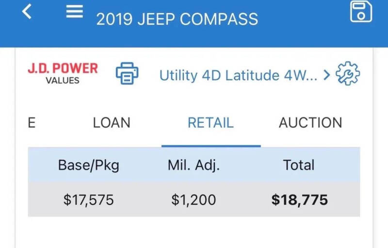 2019 Jeep Compass Latitude