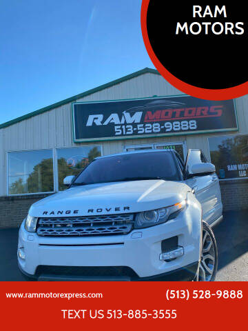 2012 Land Rover Range Rover Evoque for sale at RAM MOTORS in Cincinnati OH