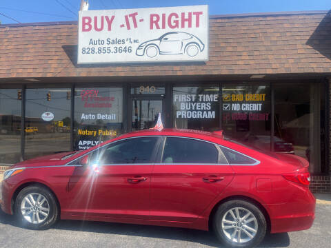 2015 Hyundai Sonata for sale at Buy It Right Auto Sales #1,INC in Hickory NC