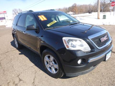 2011 GMC Acadia for sale at Country Side Car Sales in Elk River MN