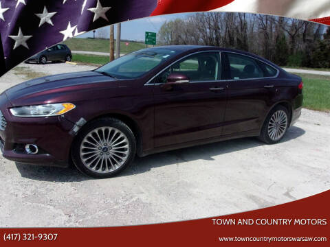 2013 Ford Fusion for sale at Town and Country Motors in Warsaw MO