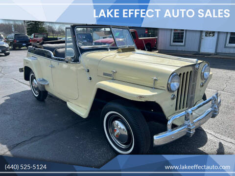 1948 Willys Jeepster for sale at Lake Effect Auto Sales in Chardon OH