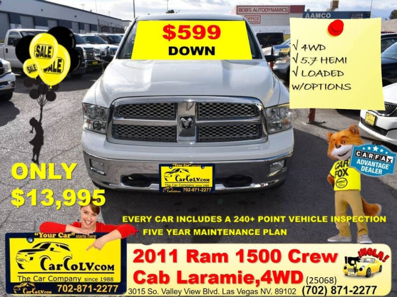 2011 RAM 1500 for sale at The Car Company - $599 down in Las Vegas NV