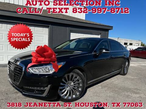 2017 Genesis G90 for sale at Auto Selection Inc. in Houston TX