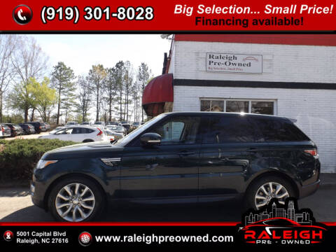2017 Land Rover Range Rover Sport for sale at Raleigh Pre-Owned in Raleigh NC