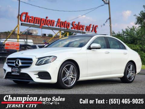 2019 Mercedes-Benz E-Class for sale at CHAMPION AUTO SALES OF JERSEY CITY in Jersey City NJ