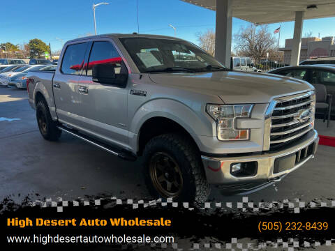 2015 Ford F-150 for sale at High Desert Auto Wholesale in Albuquerque NM