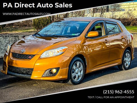2009 Toyota Matrix for sale at PA Direct Auto Sales in Levittown PA