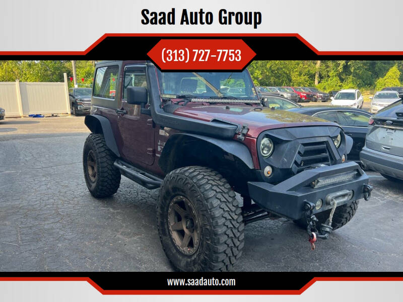 2008 Jeep Wrangler for sale at Saad Auto Group in Dearborn Heights MI