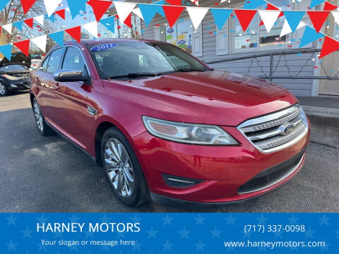 2011 Ford Taurus for sale at HARNEY MOTORS in Gettysburg PA