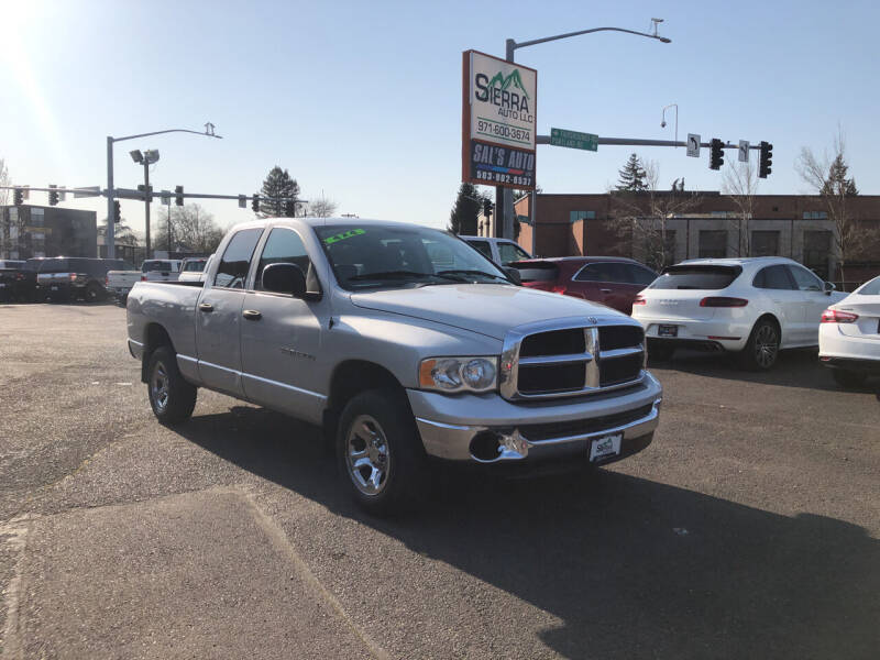 2004 Dodge Ram 1500 for sale at SIERRA AUTO LLC in Salem OR