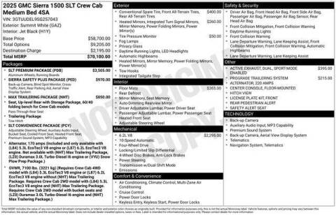2025 GMC Sierra 1500