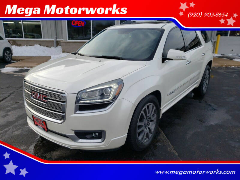 2013 GMC Acadia for sale at Mega Motorworks in Appleton WI