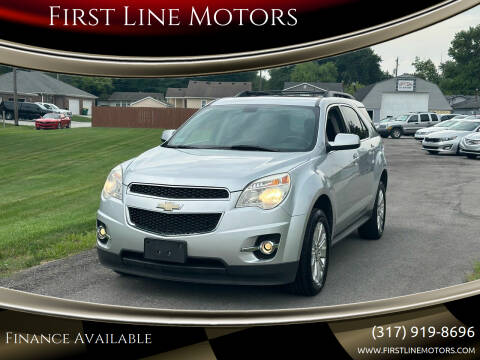 2011 Chevrolet Equinox for sale at First Line Motors in Brownsburg IN