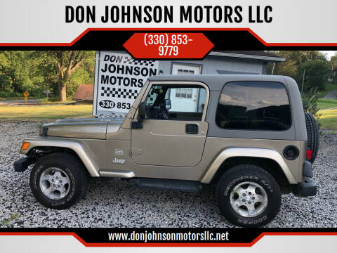 2003 Jeep Wrangler for sale at DON JOHNSON MOTORS LLC in Lisbon OH