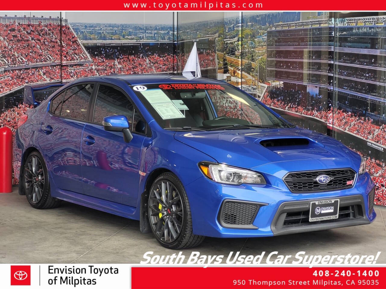 2019 Subaru WRX for sale at Envision Toyota of Milpitas in Milpitas, CA