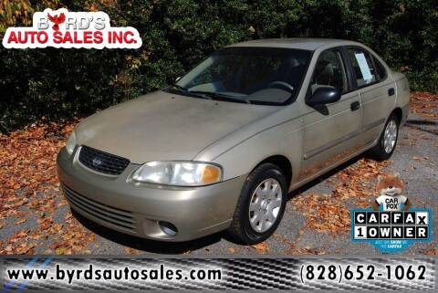 2002 Nissan Sentra for sale at Byrds Auto Sales in Marion NC