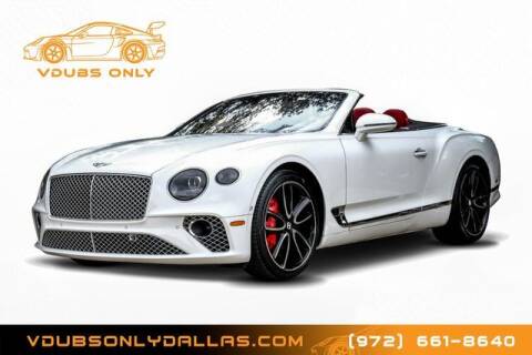 2020 Bentley Continental for sale at VDUBS ONLY in Plano TX