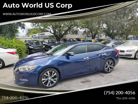 2018 Nissan Maxima for sale at Auto World US Corp in Plantation FL