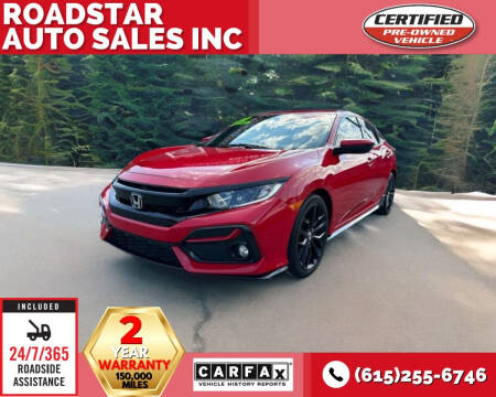 2020 Honda Civic for sale at Roadstar Auto Sales Inc in Nashville TN