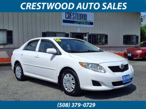 2010 Toyota Corolla for sale at Crestwood Auto Sales in Swansea MA