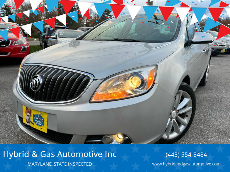 2013 Buick Verano for sale at Hybrid & Gas Automotive Inc in Aberdeen MD