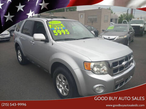 2012 Ford Escape for sale at Good Buy Auto Sales in Philadelphia PA