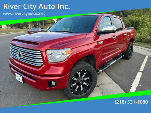 2015 Toyota Tundra for sale at River City Auto Inc. in Fergus Falls MN