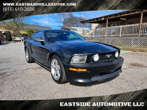 2008 Ford Mustang for sale at EASTSIDE AUTOMOTIVE LLC in Nashville TN
