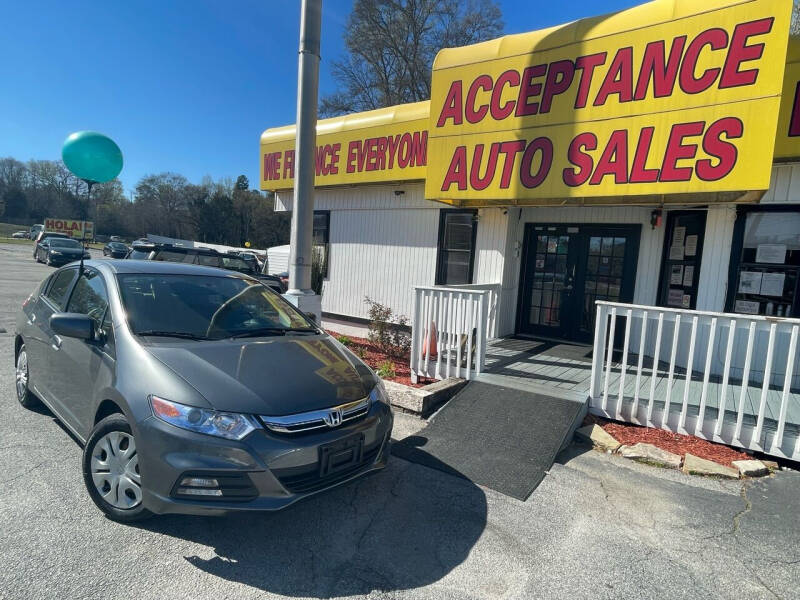 2013 Honda Insight for sale at Acceptance Auto Sales in Lithia Springs GA