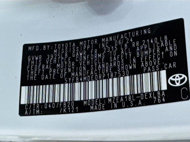 2024 Toyota Corolla LE