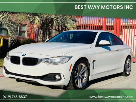 2015 BMW 4 Series for sale at BEST WAY MOTORS INC in San Diego CA