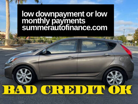 2013 Hyundai Accent for sale at SUMMER AUTO FINANCE in Costa Mesa CA