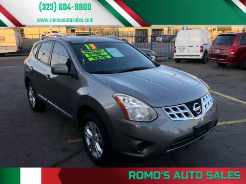 2013 Nissan Rogue for sale at ROMO'S AUTO SALES in Los Angeles CA