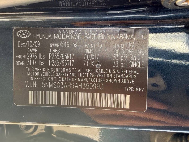 2010 Hyundai Santa Fe GLS