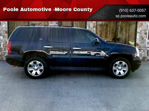 2007 GMC Yukon for sale at Poole Automotive in Laurinburg NC