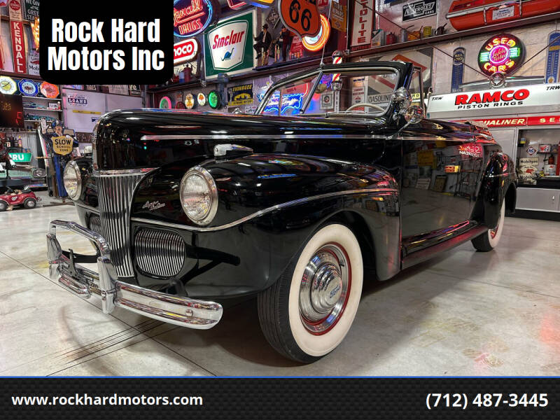 1941 Ford Super Deluxe Convertible for sale at Rock Hard Motors Inc in Treynor IA