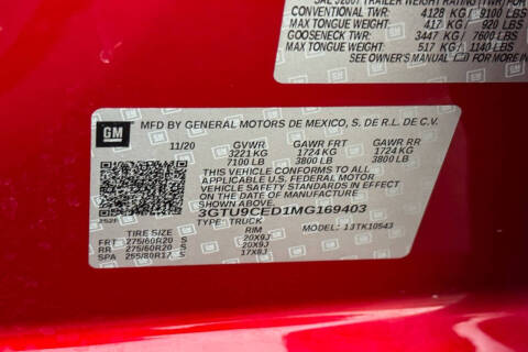 2021 GMC Sierra 1500 Elevation