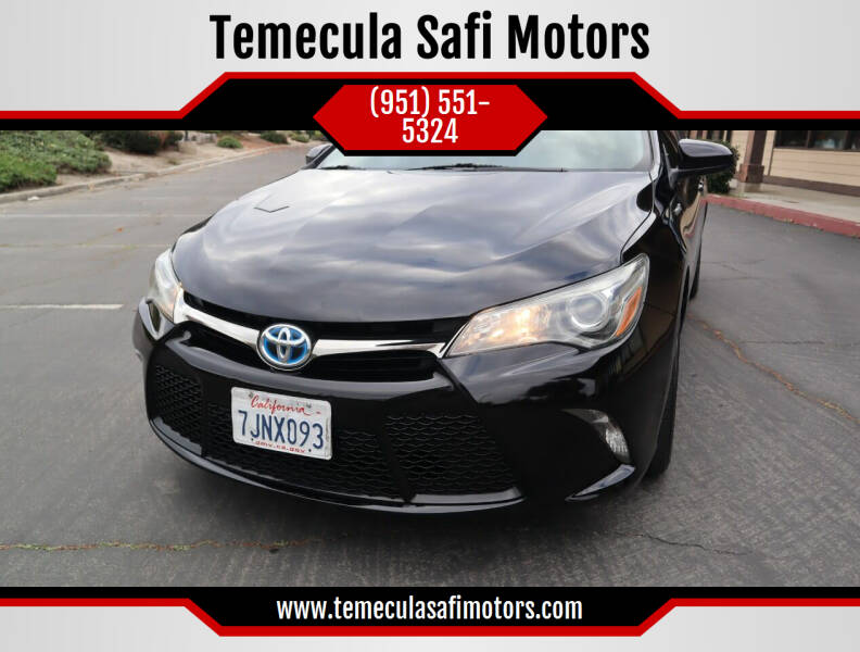 2015 Toyota Camry Hybrid for sale at Temecula Safi Motors in Temecula CA