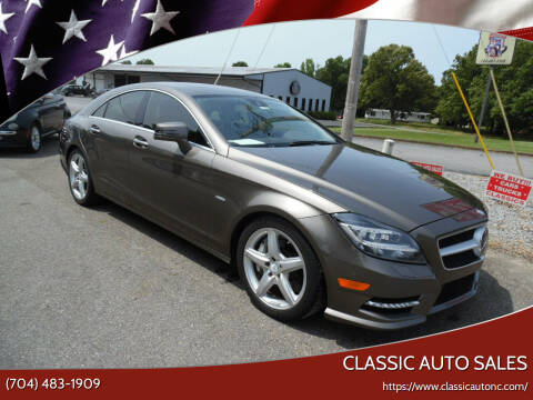 2012 Mercedes-Benz CLS for sale at Classic Auto Sales in Maiden NC