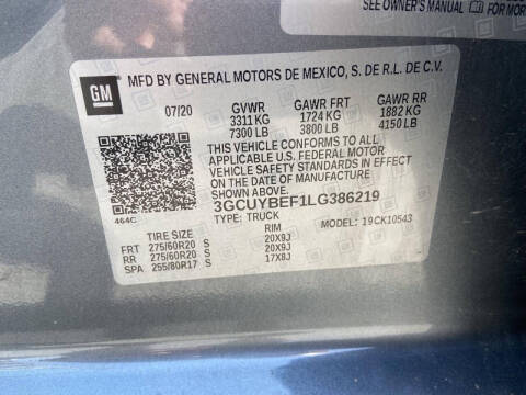 2020 Chevrolet Silverado 1500