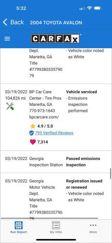 2004 Toyota Avalon XLS