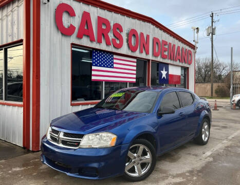 2013 Dodge Avenger for sale at Cars On Demand 3 in Pasadena TX