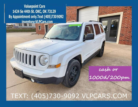 2015 Jeep Patriot for sale at Valuepoint Cars in Oklahoma City OK