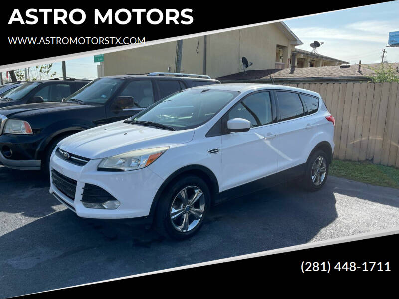 2013 Ford Escape for sale at ASTRO MOTORS in Houston TX